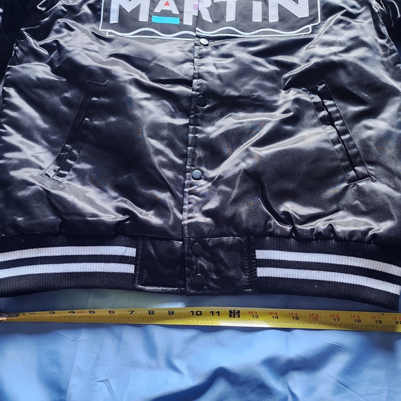 HEADWEAR CLASSICS MEN'S MARTIN LAWRENCE SATIN JACKET BLACK SIZE XLARGE NEW!!!! - Picture 13 of 14